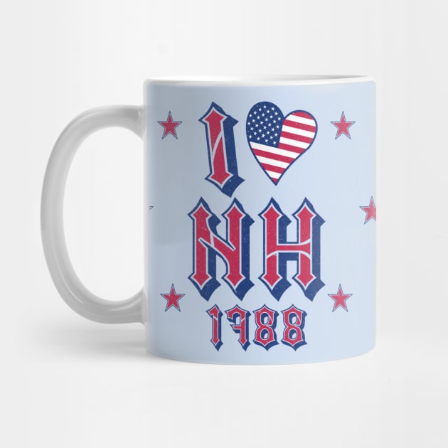 I Love NH - 1788 by Blended Designs